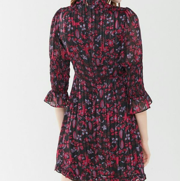 Urban Outfitters Maisy Mock Neck Dress M/L - Picture 2 of 3